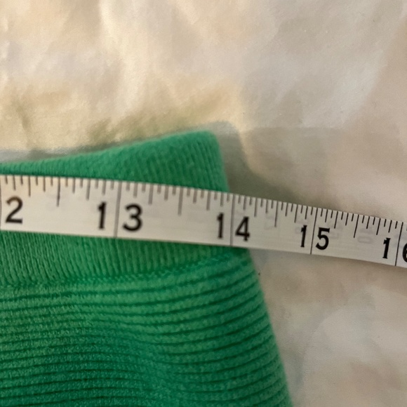 Alice + Olivia Kipp Knit Mini Skirt in Garden Green, Medium - Picture 10 of 12